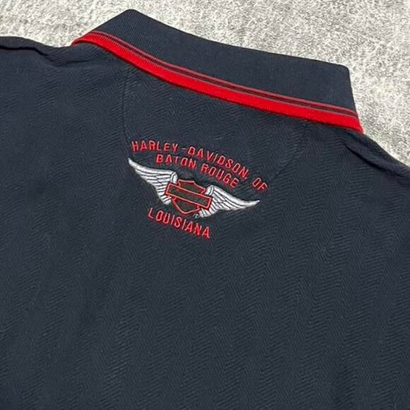Harley davidson mens polo top - Picture 5 of 7